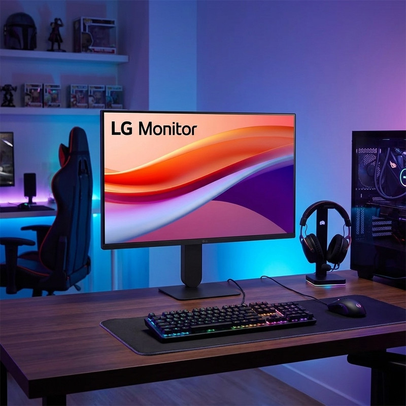 مانیتور 27 اینچ ال جی مدل 27U411A-B با وضوح Full HD پنل IPS و نرخ به روزرسانی 120 هرتزجدید