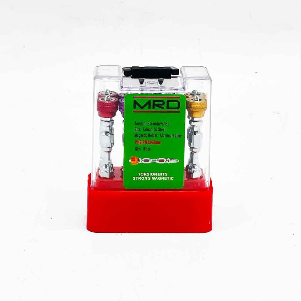 نوک پیچ گوشتی چهارسو مگنتی مجموعه 10 عددی shga