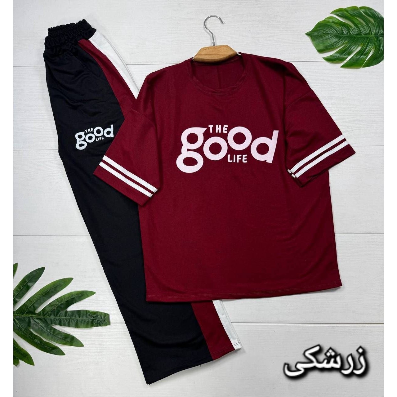 ست تیشرت شلوار زنانه good پنبه گلکسی جدید