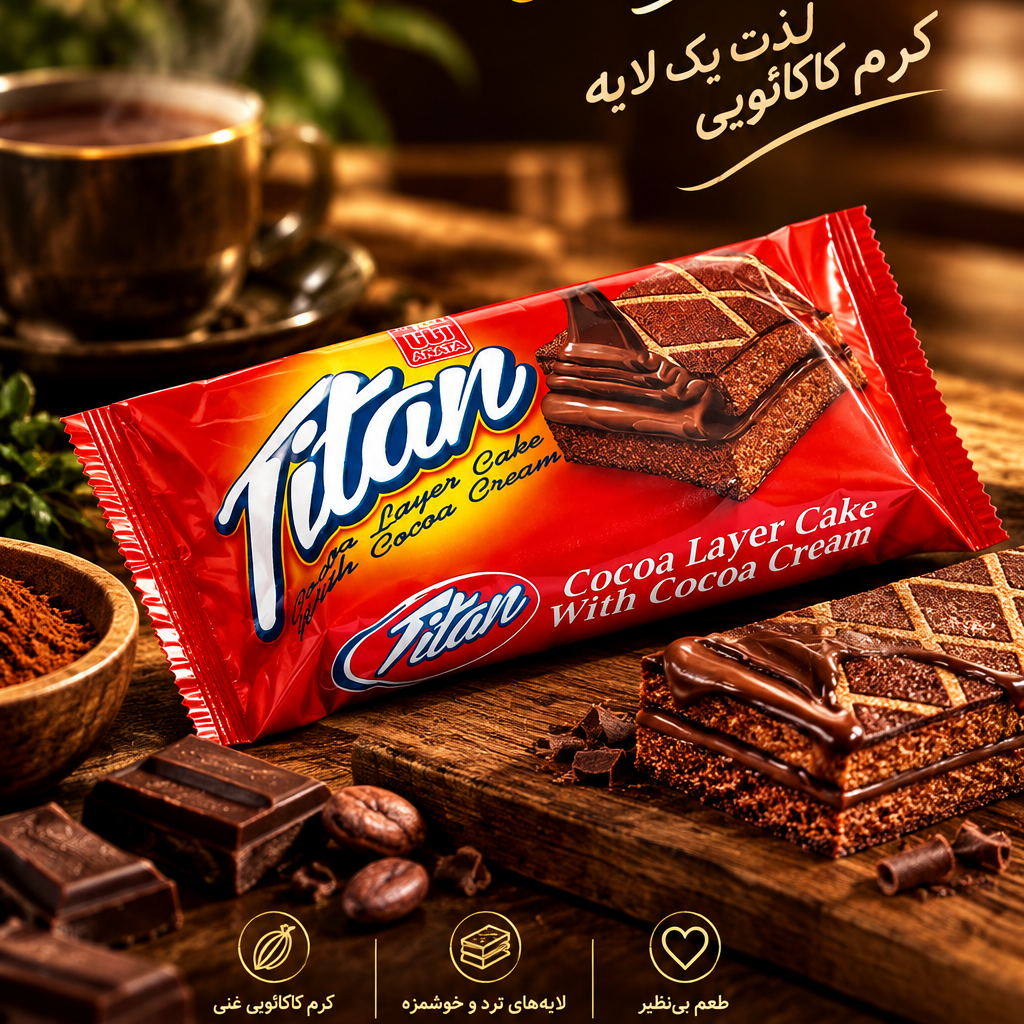 کیک تیتان آناتا 45 گرمی