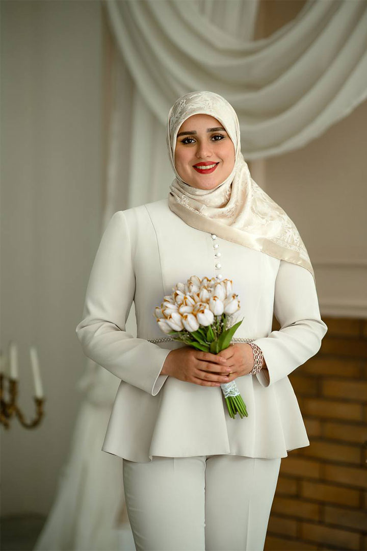 کت و شلوار عروس سلیناجدید