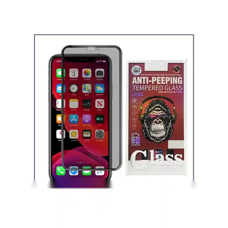 گلس شیشه ای تمام چسب حریم شخصی آیفون Mocoson Tempered Glass Privacy iPhone 14 Proجدید
