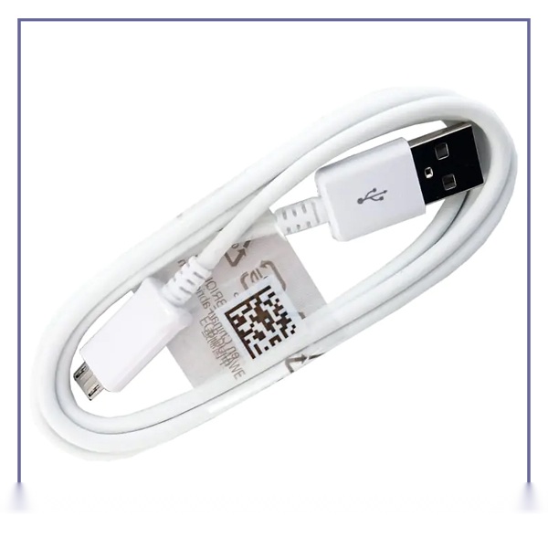 کابل شارژ میکرو USB سامسونگ 1متر SAMSUNG Micro USB Data Cable ECB-DU68WEجدید