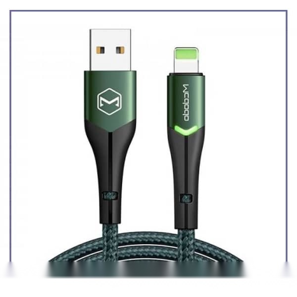 کابل شارژ لایتنینگ مک دودو Mcdodo CA-784 Lightning Data Cable 1.2M - سبزجدید