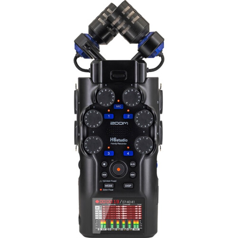 رکوردر صدا زوم Zoom H6studio 6-Track with 32-Bit Float Handy Recorderجدید