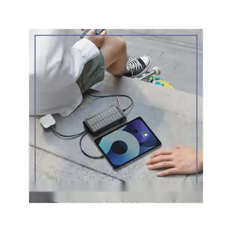 پاوربانک خورشیدی 20 وات 20000 گرین لاین GREEN LION Solar Force POWER BANK GNSOLF20PBBKجدید