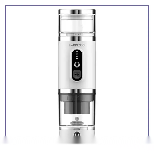 اسپرسو ساز و فوم ساز شیر لپرسو Lepresso Coffee Machine with Milk Frother LPCFFM4IN1BK - مشکیجدید
