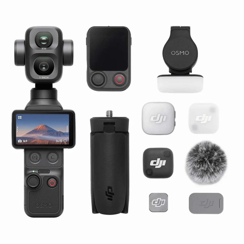 دوربین اسمو پاکت دیجیآی DJI Osmo Pocket 4P Vlog Comboجدید