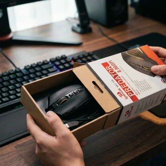 ماوس گیمینگ سیمی REDRAGON مدل M612-RGB PREDATOR