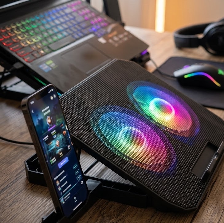 کول پد RGB دار برند PNET P705جدید