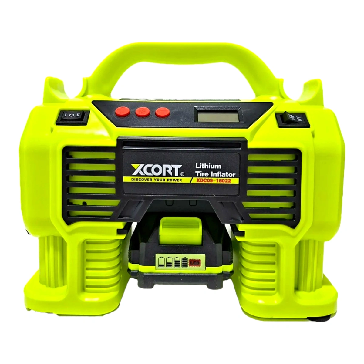 پمپ باد فندکی و شارژی ایکس کورت مدل XDC09-16022جدید