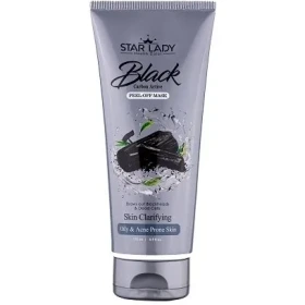 ماسک صورت پیل-اف حاوی کربن فعال استارلیدی حجم 175 میلی لیتر