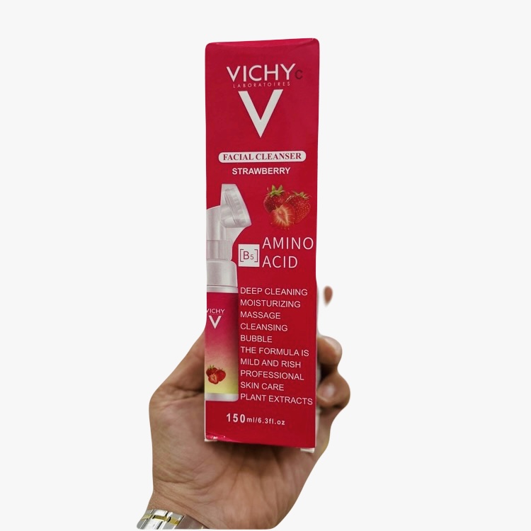 فوم شستشوی ویشی عصاره توتفرنگی Vichyجدید