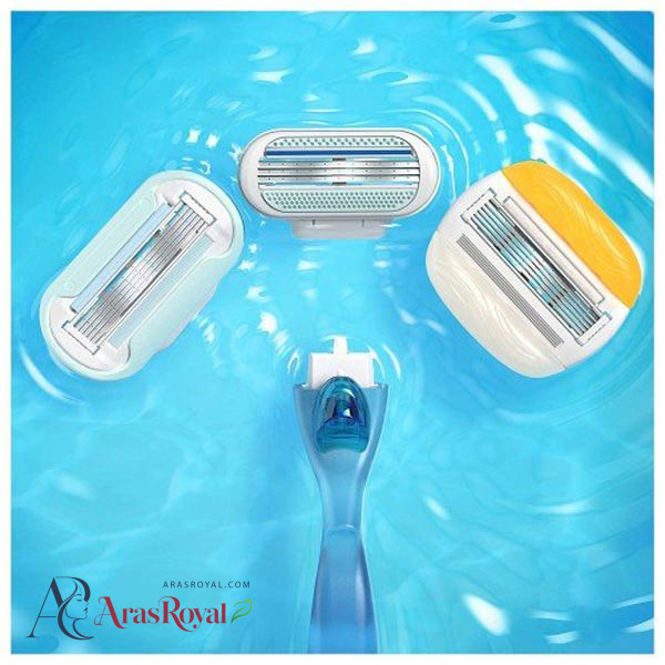 خودتراش زنانه ژیلت ونوس Gillette Venus مدل Colors کالرز سه لبه بسته 6 عددی