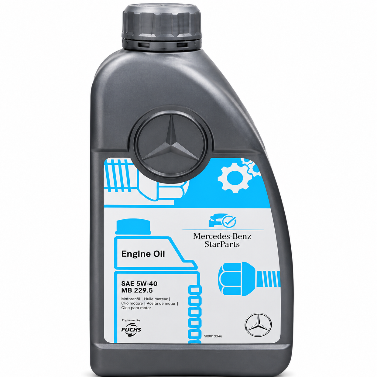 روغن موتور اورجینال مرسدس بنز CLS مدل GENUINE MERCEDES-BENZ 5W-40جدید
