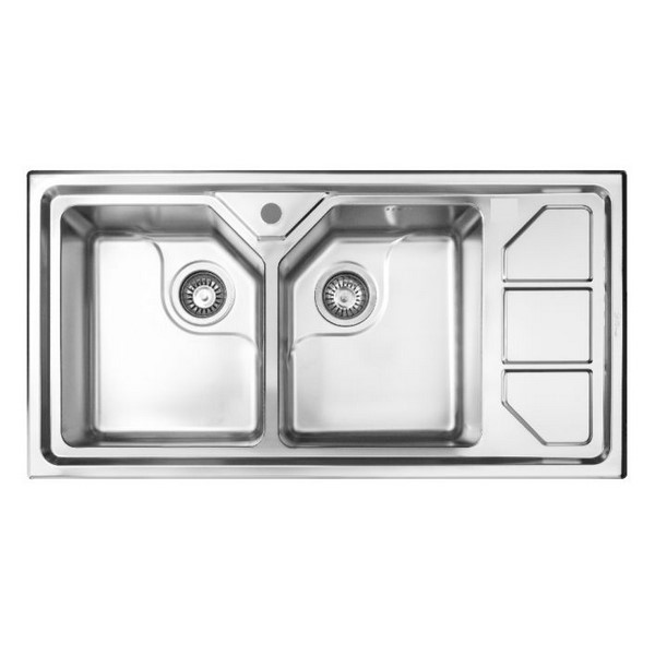 سینک ظرفشویی اخوان مدل 326S توکار باکسی
