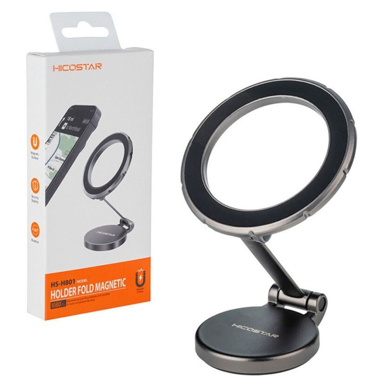 پایه نگهدارنده گوشی و تبلت هایکواستار Hicostar مدل HS-H801 مگنتیجدید