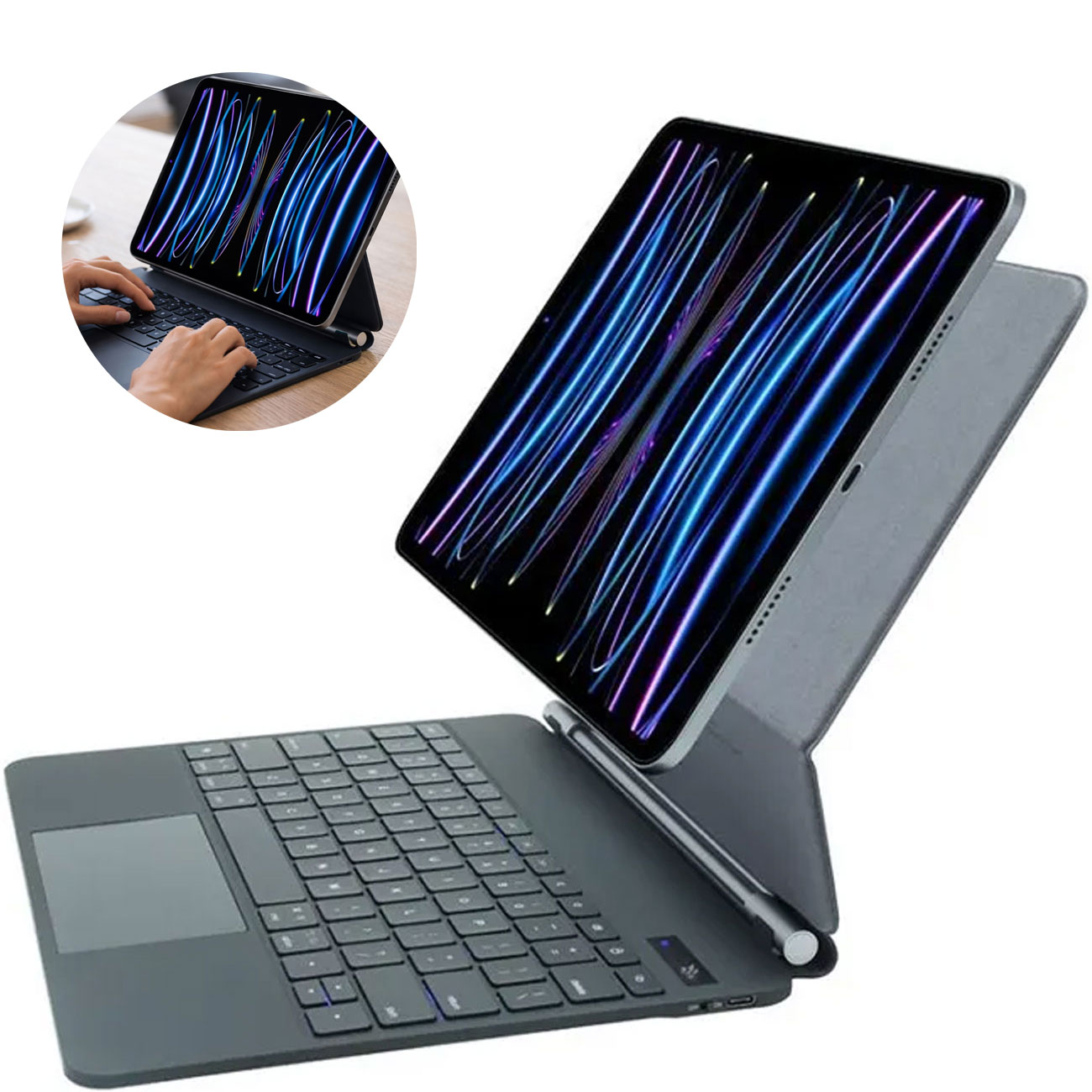 کیف کیبورد دار آیپد 12.9 اینچ ایکس او XO مدل KB-10جدید