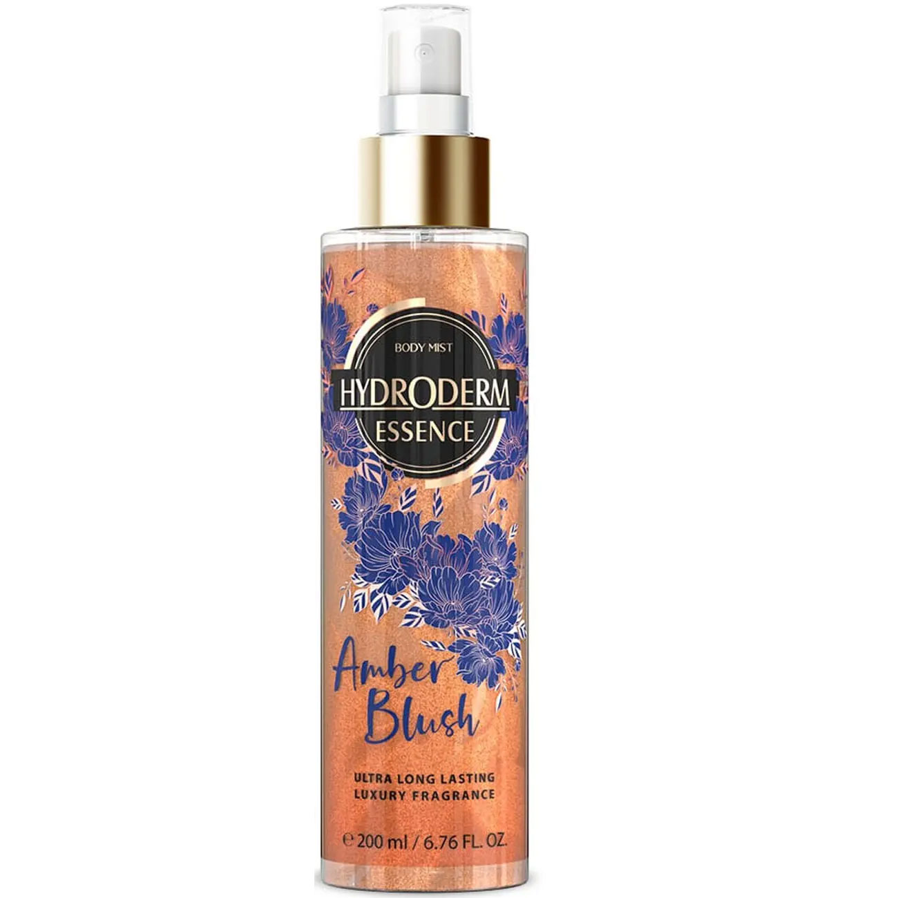 بادی اسپلش زنانه هیدرودرم HYDRODERM مدل Amber Blush اکلیلی 200mlجدید