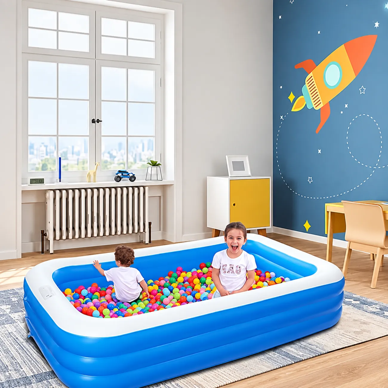 استخر بادی گرین لاین GREEN LION مدل GNINSPOOL2BL سایز 260 سانتی مترجدید