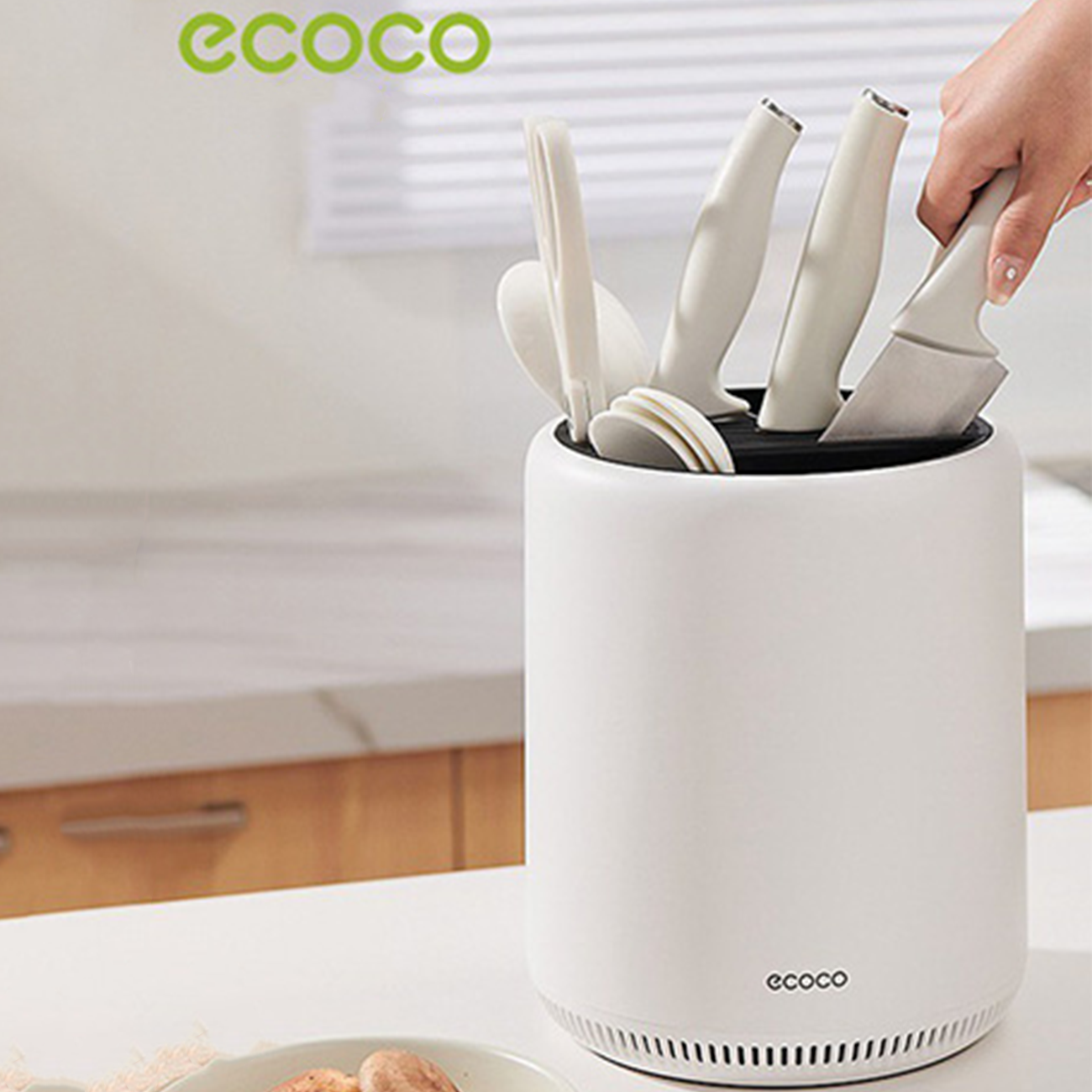 جا قاشقی گردان اکوکو ecoco مدل E24019 با طراحی 360 درجهجدید