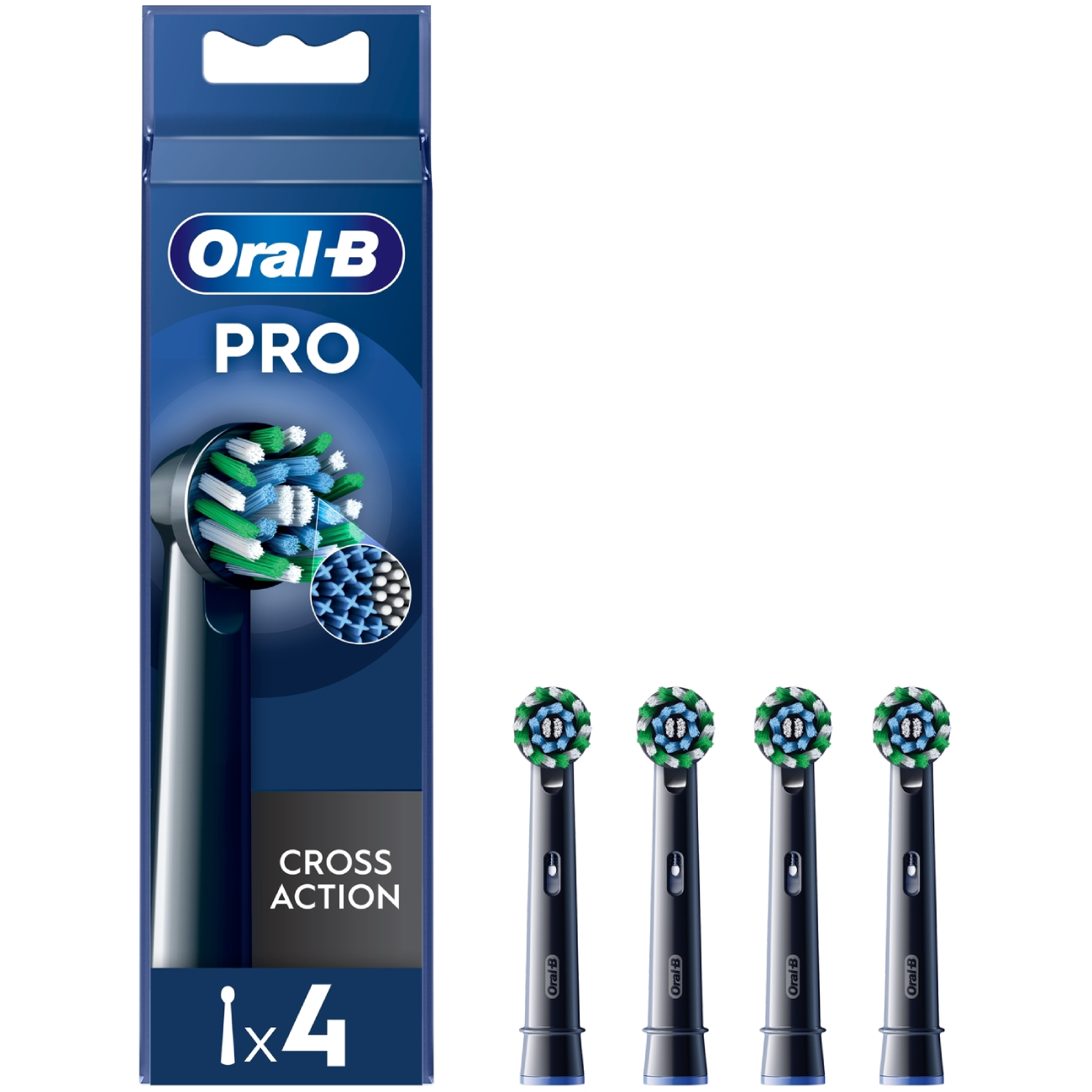 سری یدک مسواک برقی اورال بی Oral-B مدل Pro Cross Action بسته 4 عددیجدید