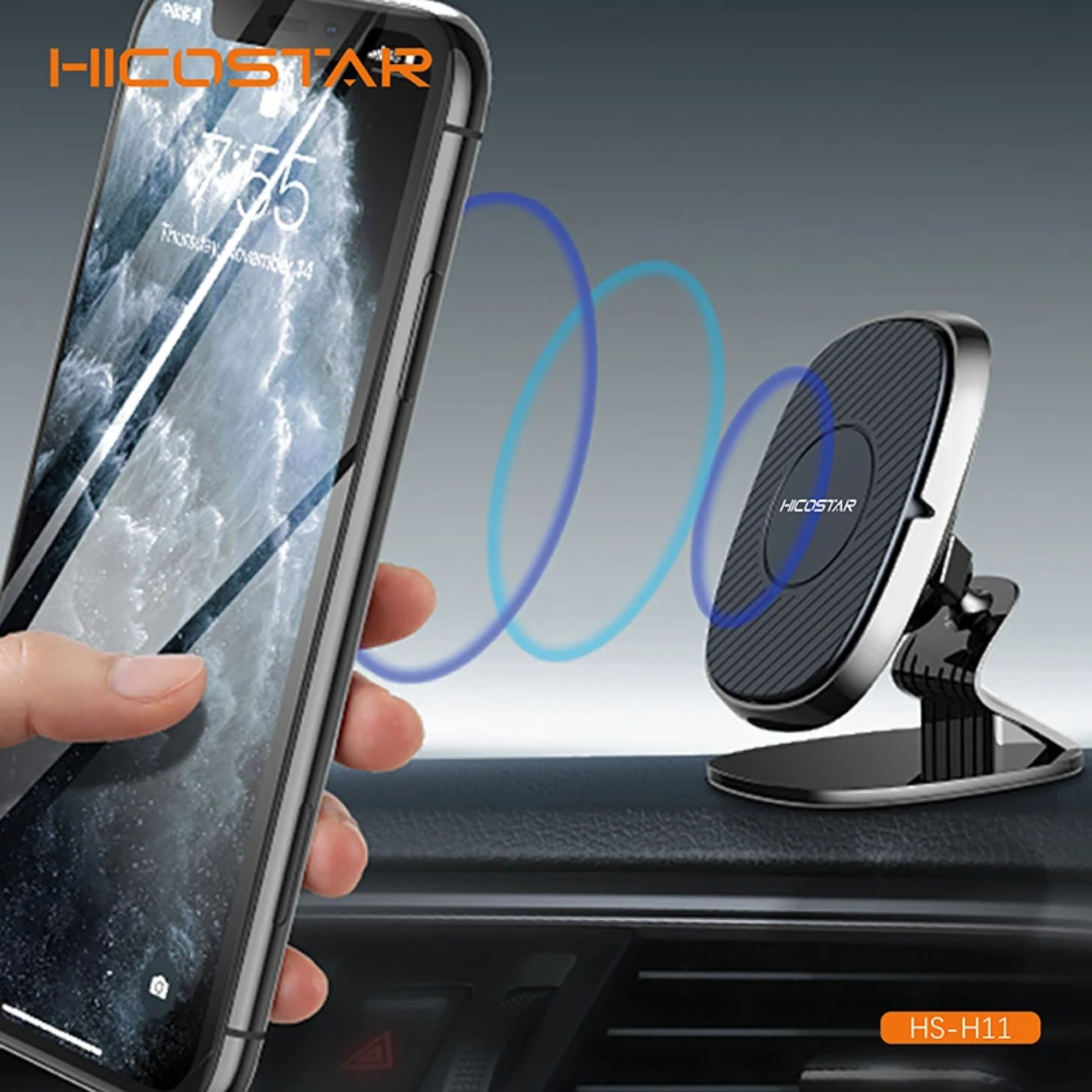 هولدر گوشی موبایل هایکواستار HICOSTAR مدل HS-H11 مگنتیجدید