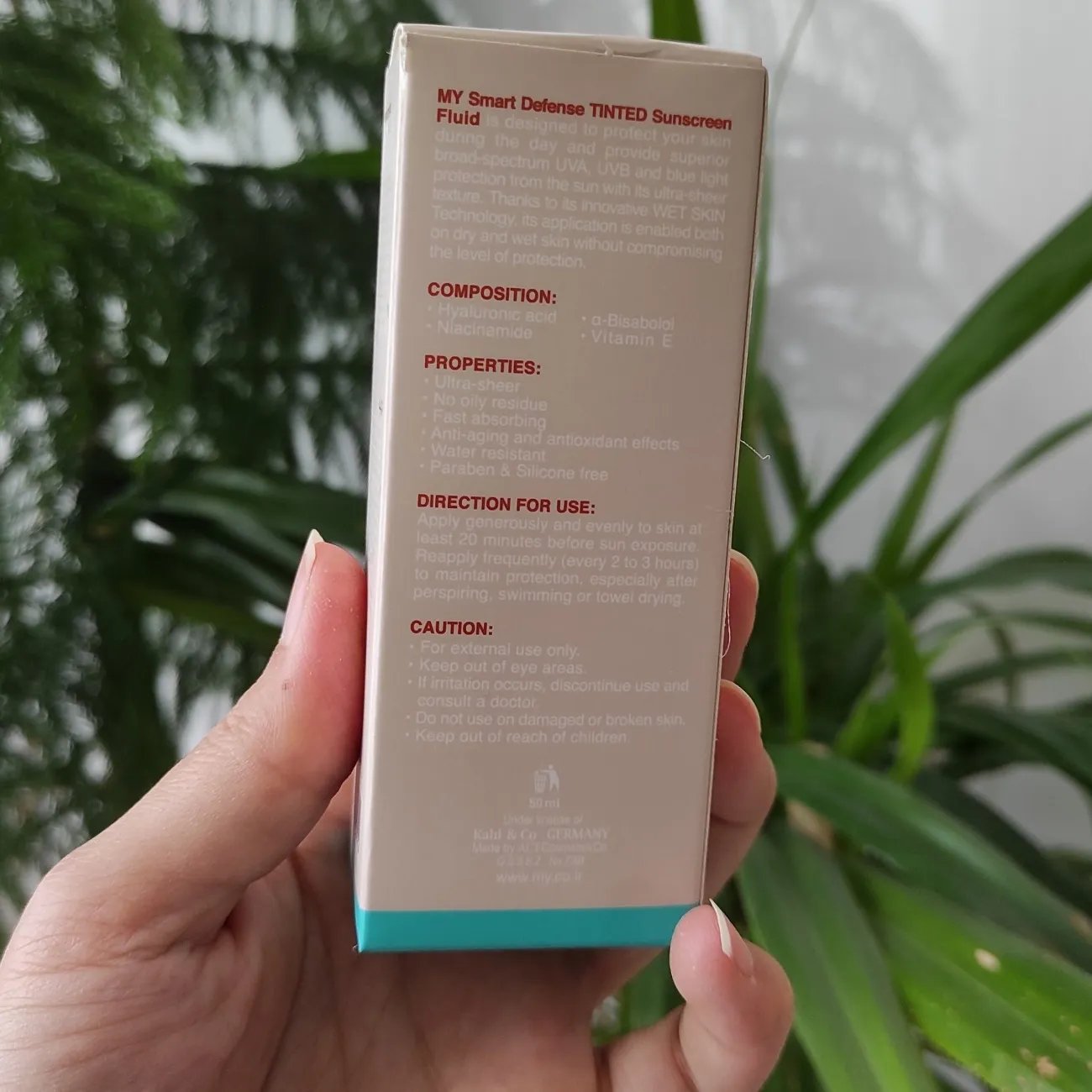 فلوئید ضد آفتاب رنگی مای مدل Smart Defense حجم 50 میلی لیتر SPF50جدید