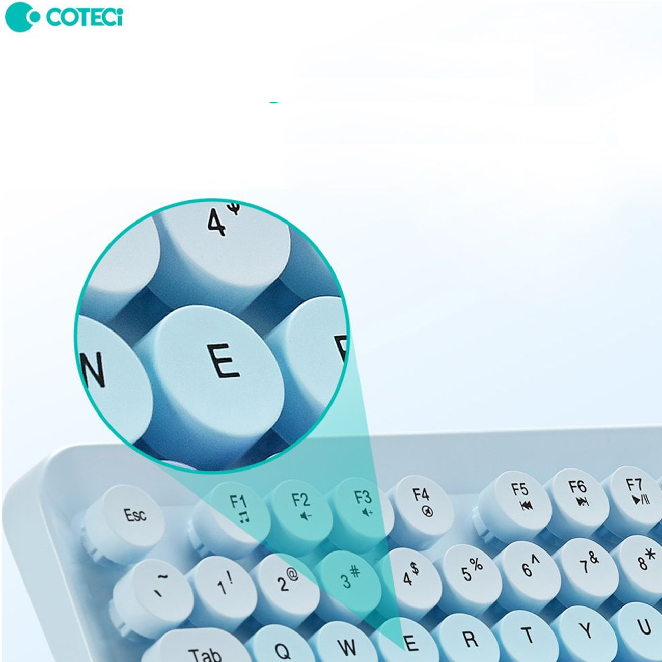 کیبورد و ماوس بی سیم کوتسی Coteci مدل OF-054جدید