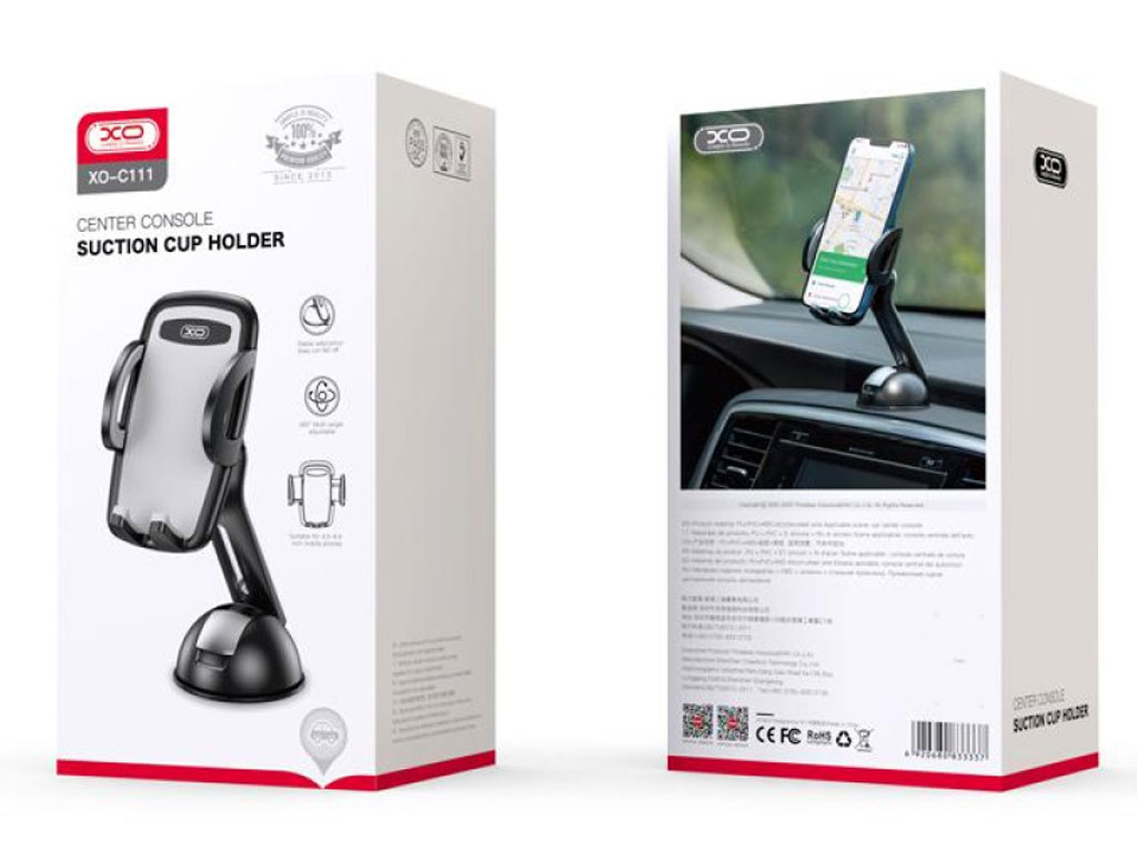 هولدر موبایل داخل خودرو ایکس او XO C111 Center Console Suction Cup Holderجدید