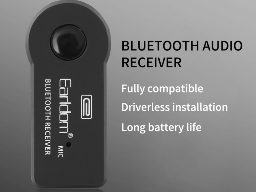 گیرنده بلوتوث داخل خودرو ارلدام Earldom Car Bluetooth Music Receiver ET-M6جدید