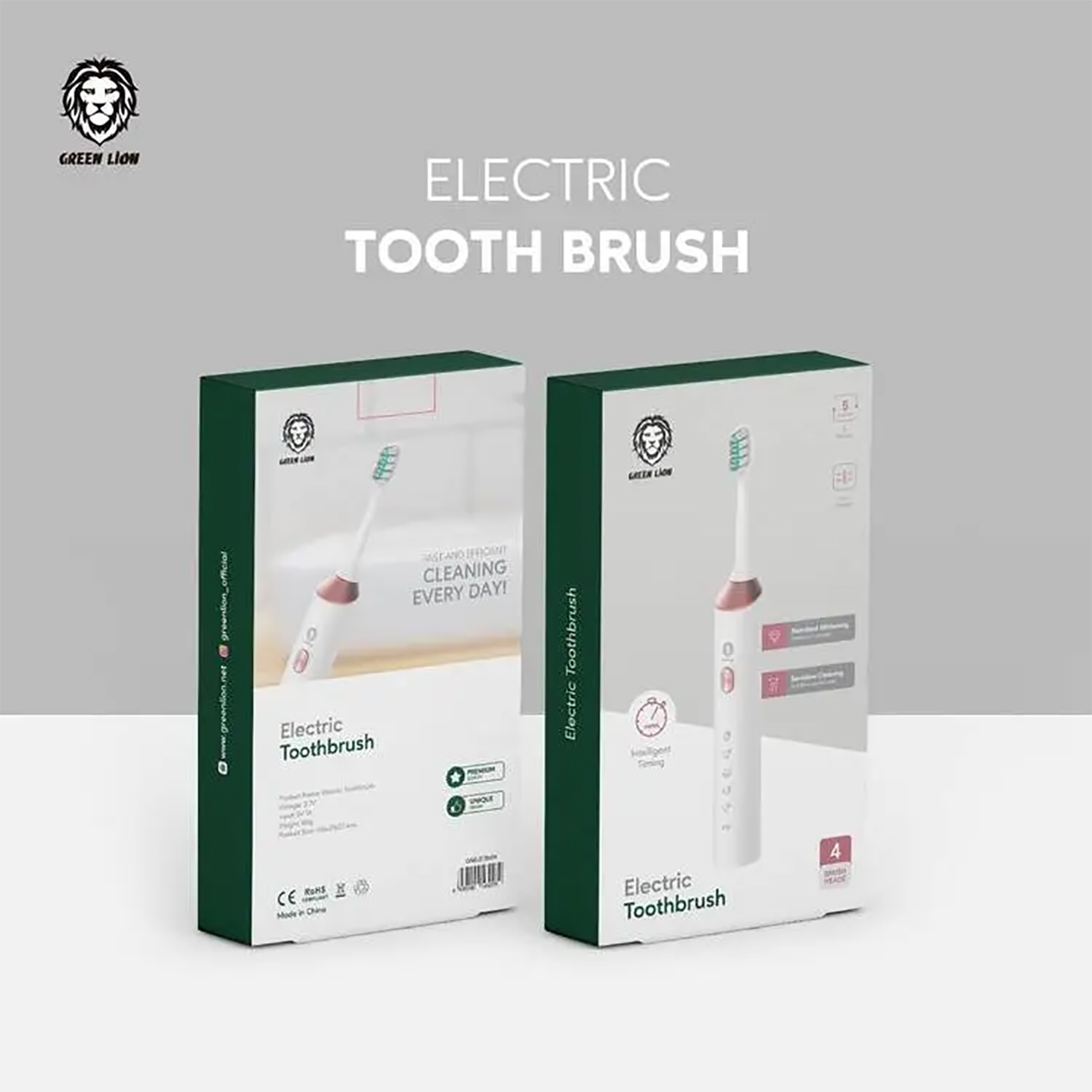 مسواک برقی گرین لاین Green Lion مدل GNELETBجدید