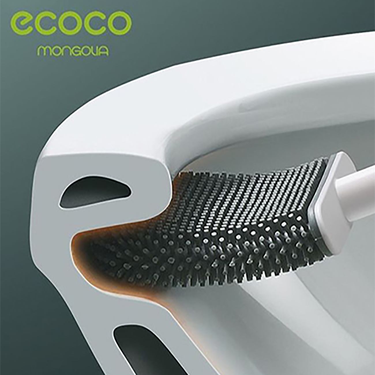 برس توالت شوی اکوکو ecoco مدل E2204 دیواری با سری سیلیکونیجدید