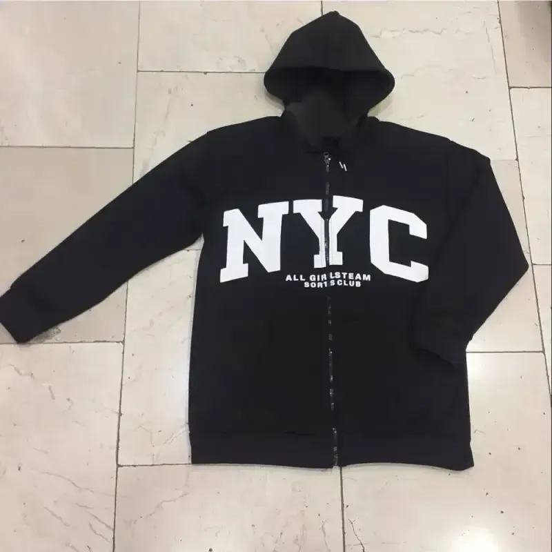 سویشرت NYC داخل کرکی فری سایزجدید