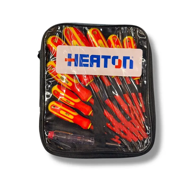 ست پیچ گوشتی عایق 9 عددی برند هیتون Heatonجدید