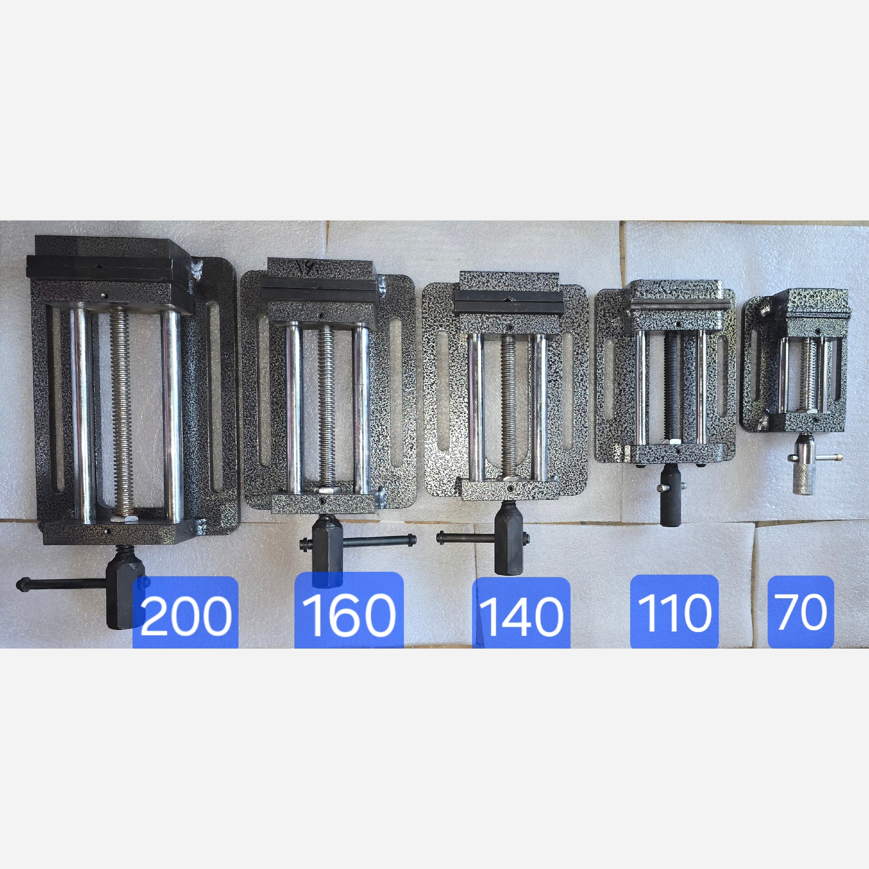 گیره زیر دریل تخت سایز 70 فولادی