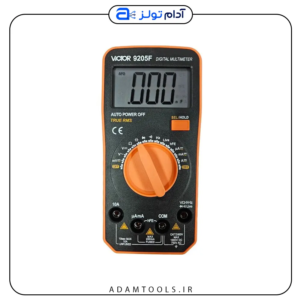 مولتی متر دیجیتال ویکتور مدل VICTOR 9205Fجدید