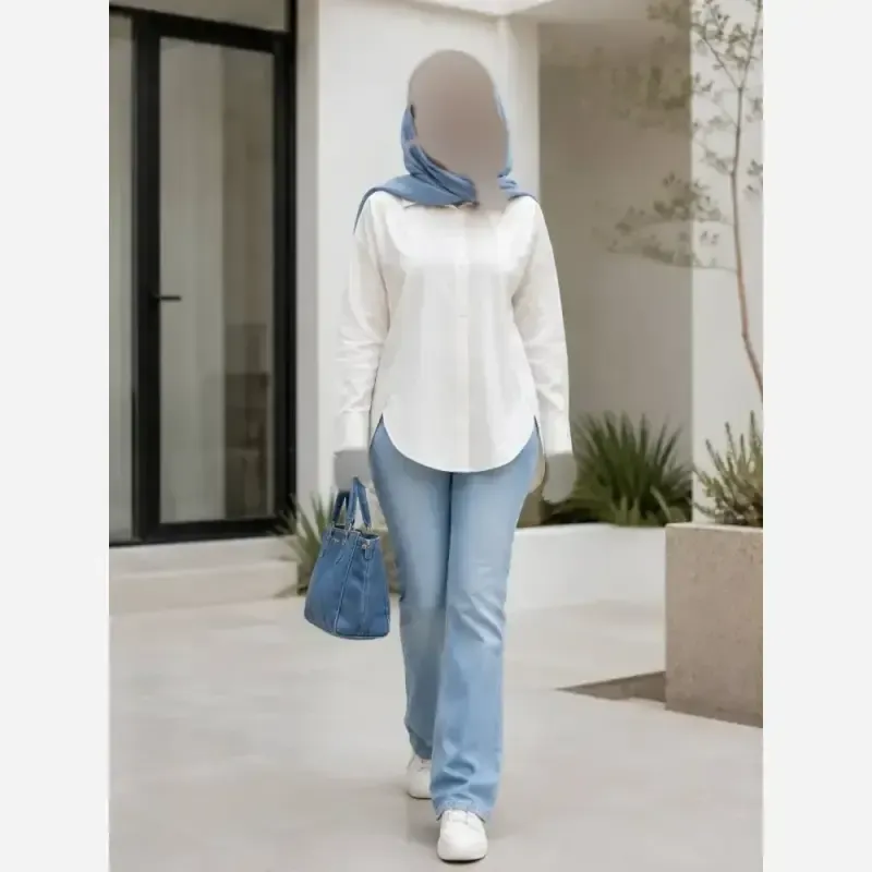 تونیک لینن زنانه مدل ملین سایز بزرگ 38 تا 50جدید