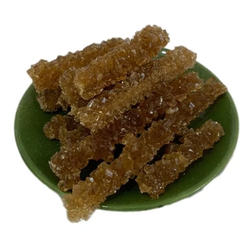 نبات نیشکری ممتاز فدک (500گرم)-نبات قهوه ای (مفیدبرای رشد استخوان) نیشکر طبیعی - نبات شاخه قهوه ای (نیم کیلو)