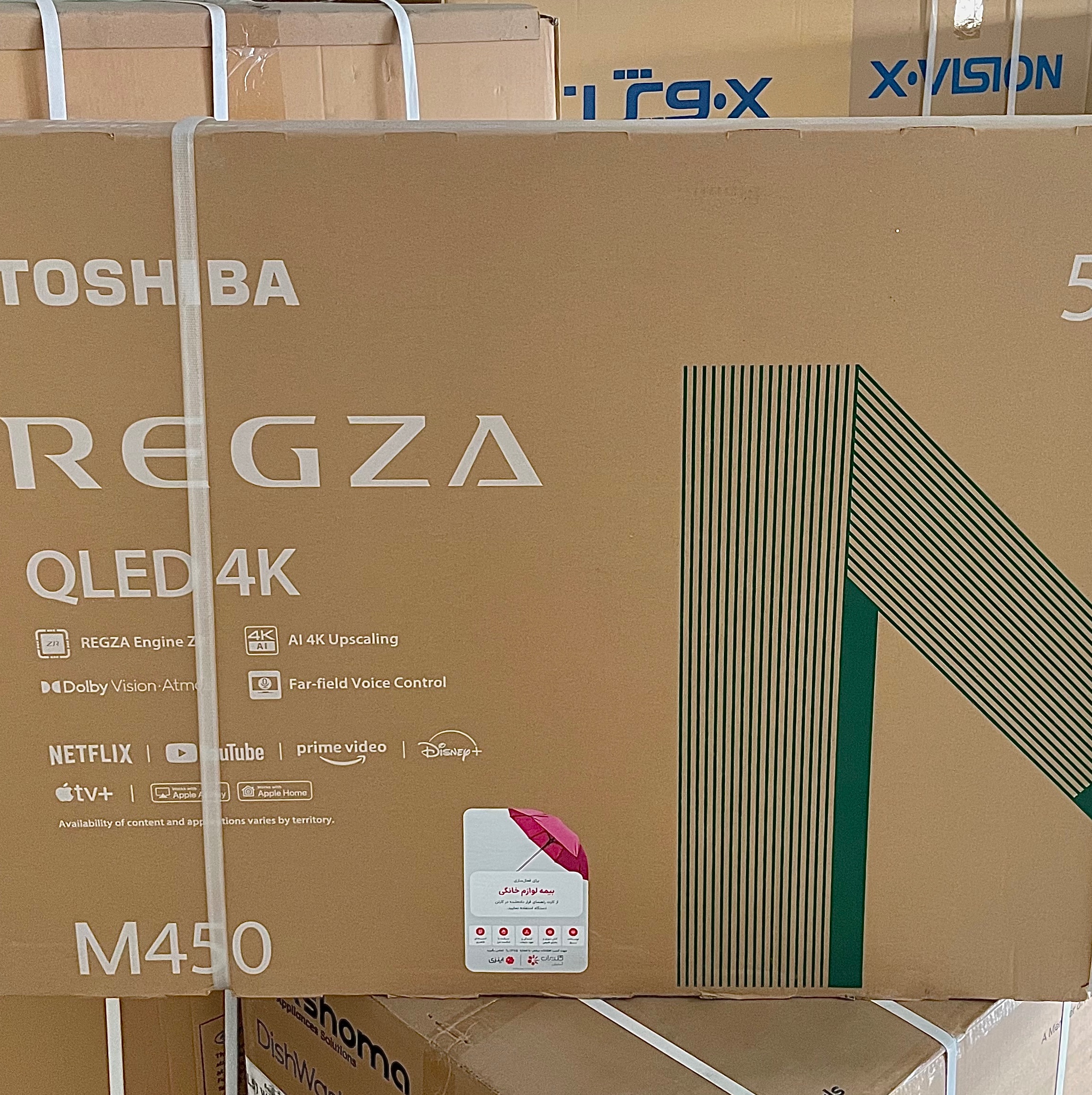 تلویزیون کیو ال ای دی QLED توشیبا 55 اینچ 55M450RPجدید