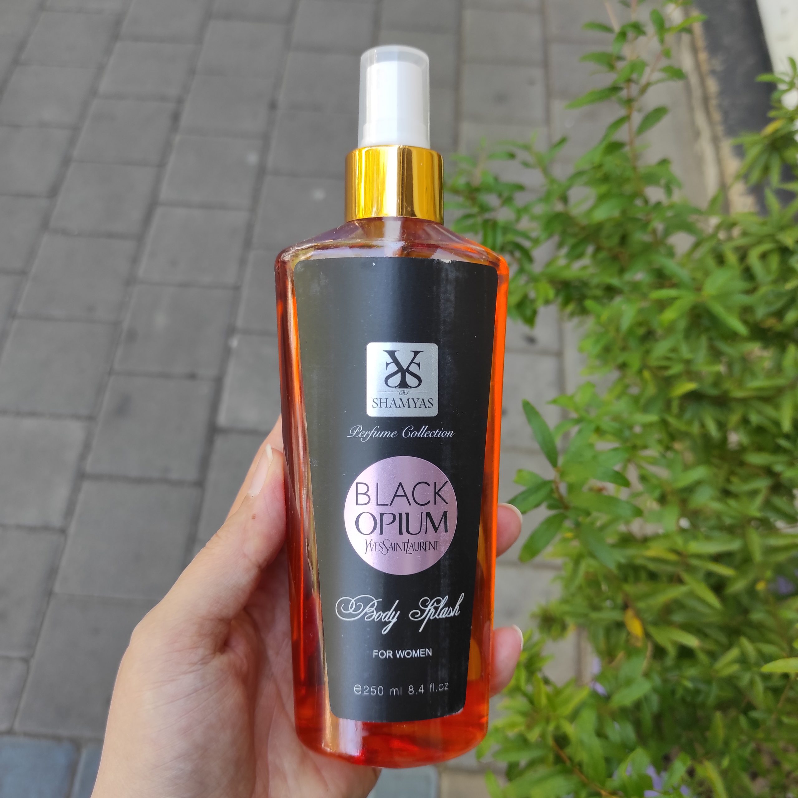 بادی اسپلش زنانه شمیاس مدل بلک اپیوم (Black Opium ) حجم میلجدید