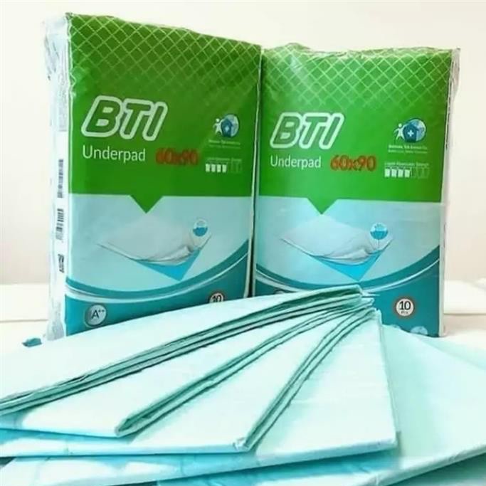 زیر انداز بیمار BTI کارتن 160 عددی بسته 10 تایی عمده جدید
