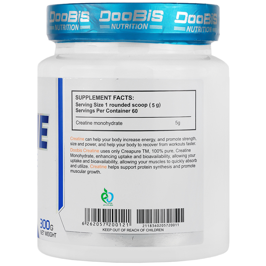 کراتین مونوهیدرات دوبیس 300 گرمجدید