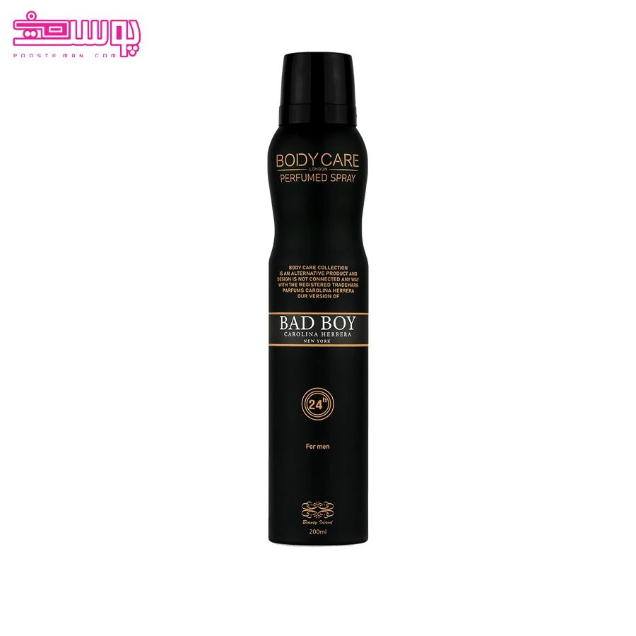 اسپری مردانه کارولینا هررا بد بوی بادی کر حجم 200ml