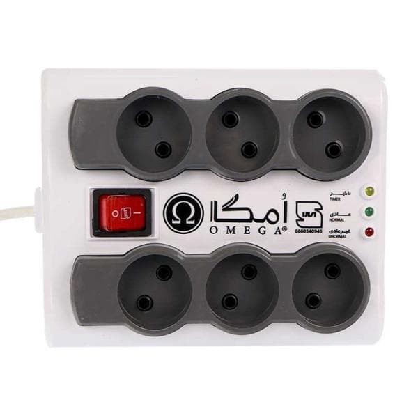 محافظ ولتاژ امگا مدل 6 خانه کلید دار P6000جدید