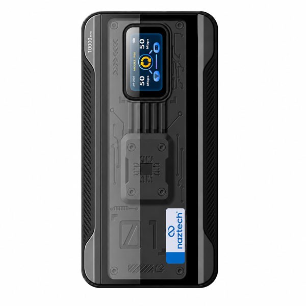 مودم 4G قابل حمل نزتک مدل 99G Plus با آنتن داخلی، درگاه USB Type-C، باتری 10000 میلی آمپری و پشتیبانی از 10 کاربر