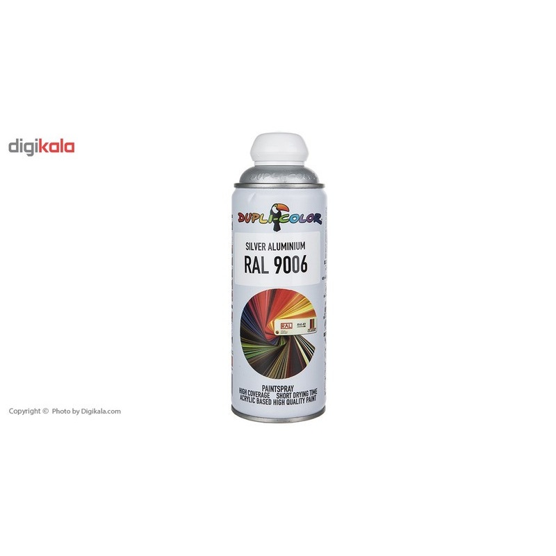 اسپری رنگ نقره ای دوپلی کالر مدل RAL 9006 حجم 400 میلی لیترجدید