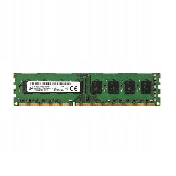 رم دسکتاپ DDR3 تک کاناله 1600 مگاهرتز CL11 میکرون مدل PC3-12800 ظرفیت 8 گیگابایتجدید