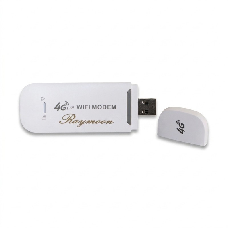 مودم سیم کارتی 4G قابل حمل رایمون مدل LTE-4G با اتصال USB و وای فای، پشتیبانی از 10 دستگاه و سرعت دانلود 150 مگابیت ب...