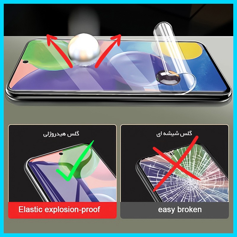 محافظ صفحه نمایش شفاف تکنو مدل Resistant مناسب برای گوشی موبایل اچ ام دی Pulse Plus
